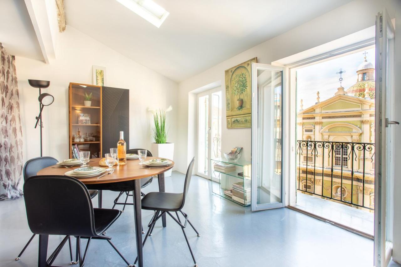 Ross 5- F2, Lumineux, Balcon, Loft, Clim, Vieux-Nice Eksteriør bilde