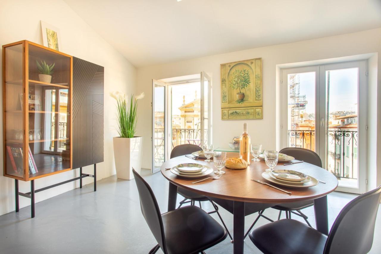 Ross 5- F2, Lumineux, Balcon, Loft, Clim, Vieux-Nice Eksteriør bilde