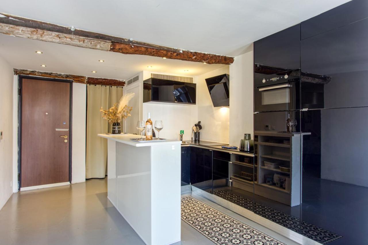 Ross 5- F2, Lumineux, Balcon, Loft, Clim, Vieux-Nice Eksteriør bilde