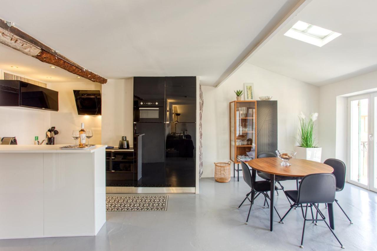 Ross 5- F2, Lumineux, Balcon, Loft, Clim, Vieux-Nice Eksteriør bilde