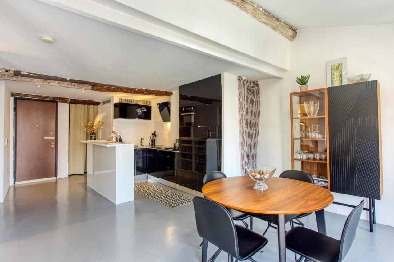 Ross 5- F2, Lumineux, Balcon, Loft, Clim, Vieux-Nice Eksteriør bilde