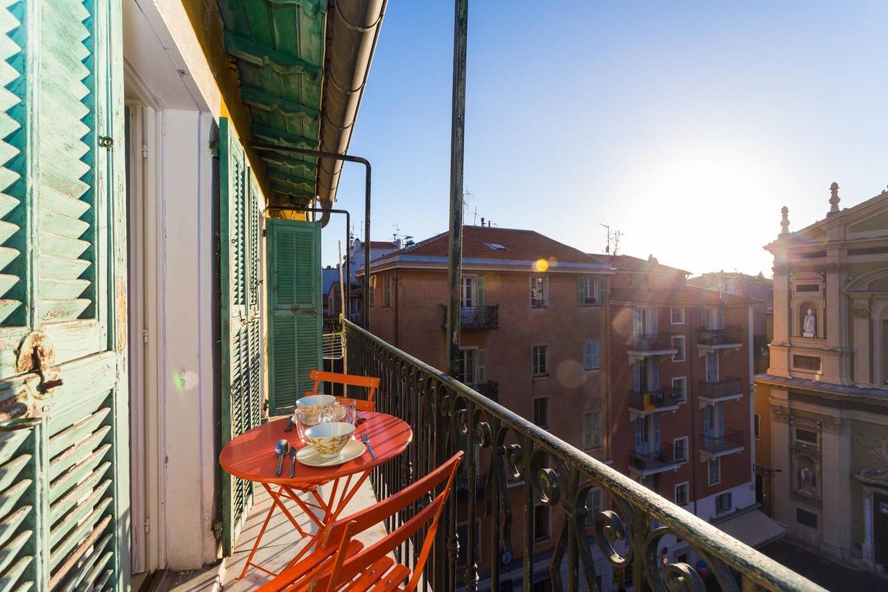Ross 5- F2, Lumineux, Balcon, Loft, Clim, Vieux-Nice Eksteriør bilde